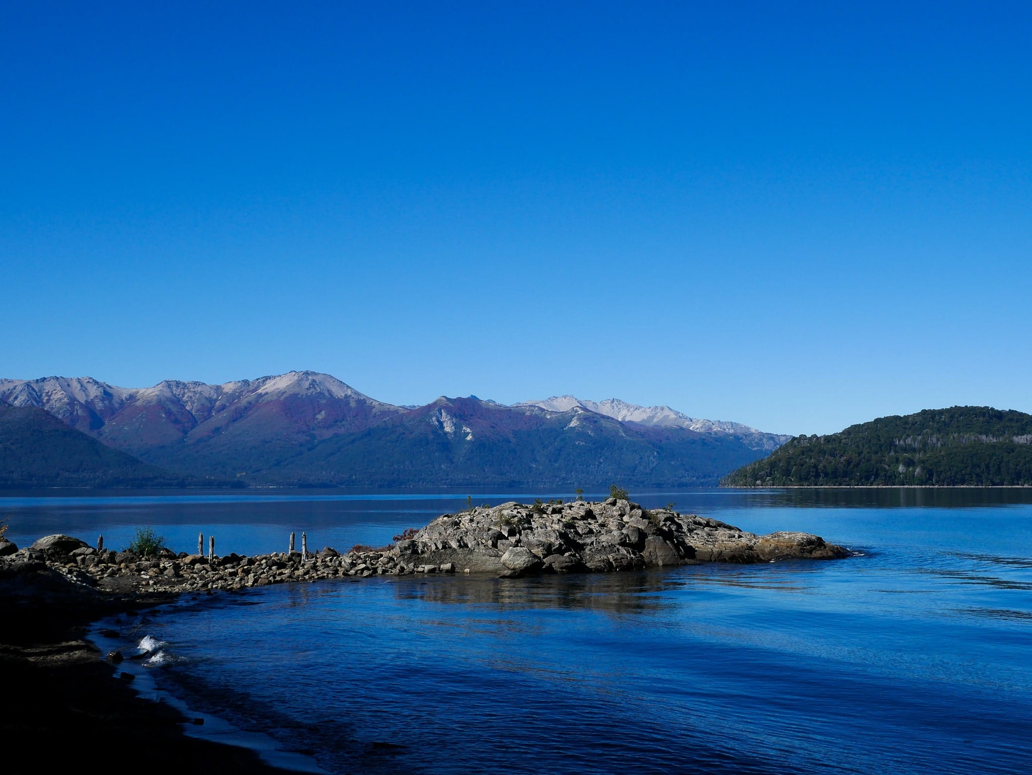 Vue sur le lac Nahuel Huapi